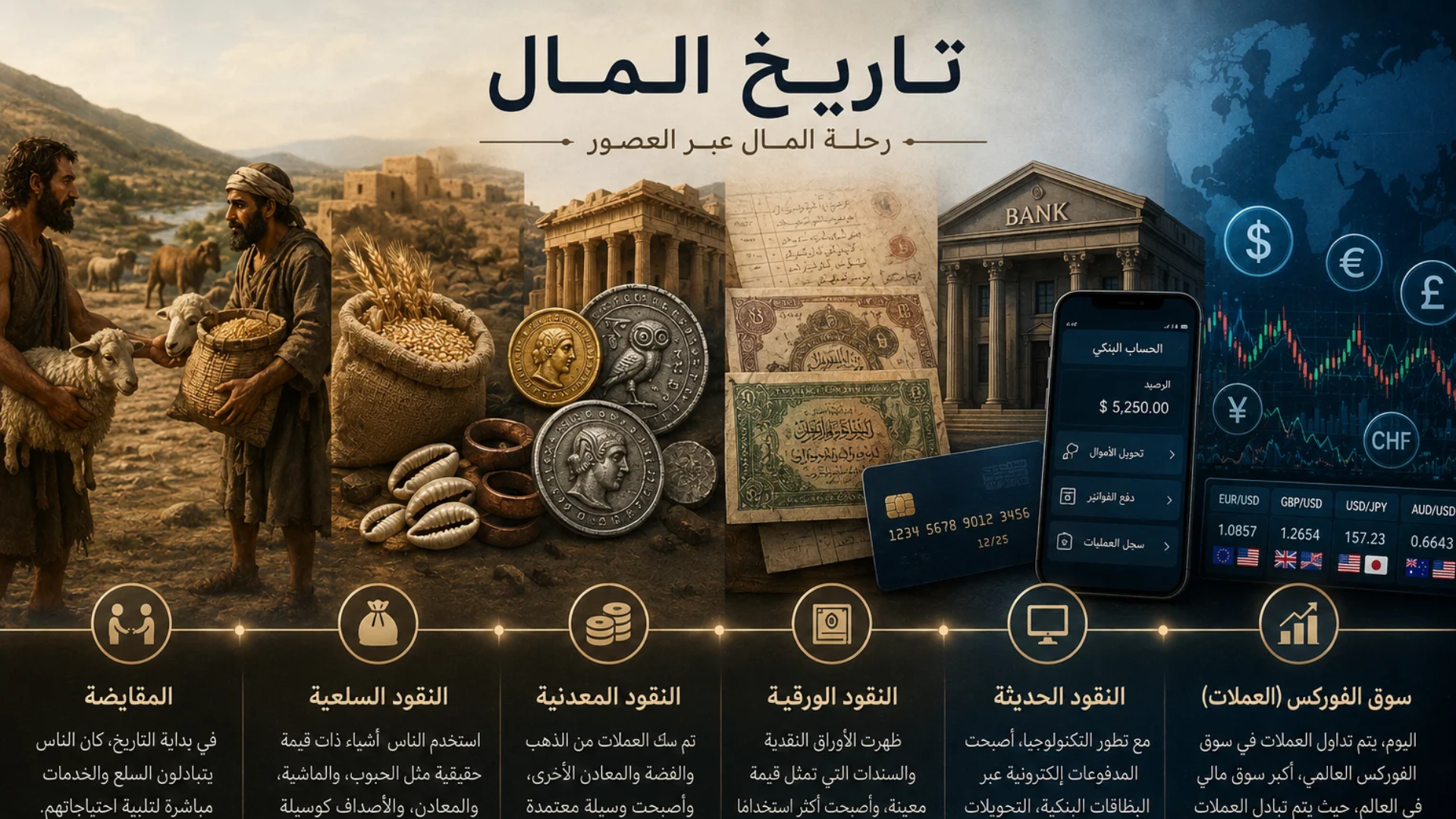 كيفاش بدات الفلوس؟